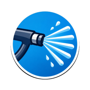 High pressure rinse icon